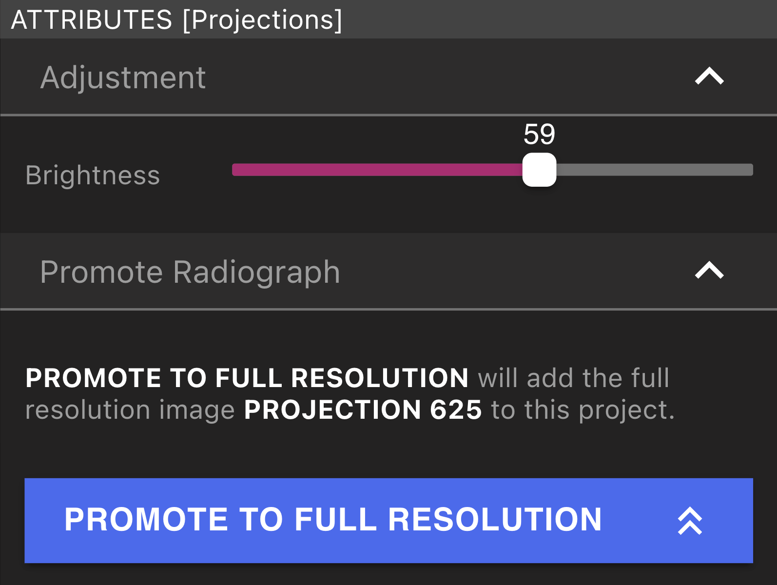 Projections Attributes