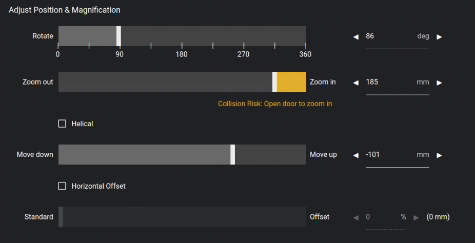 Yellow Collision Warning Zone