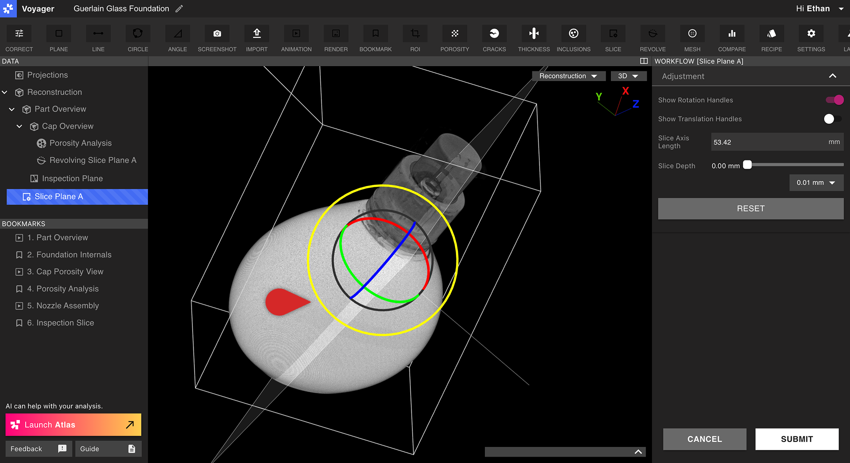 Creating a Custom Slice Plane Step 2