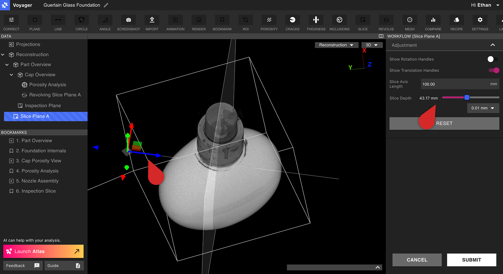 Creating a Custom Slice Plane Step 3