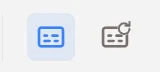 Daydream caption buttons: add or hide captions on the left, regenerate captions on the right