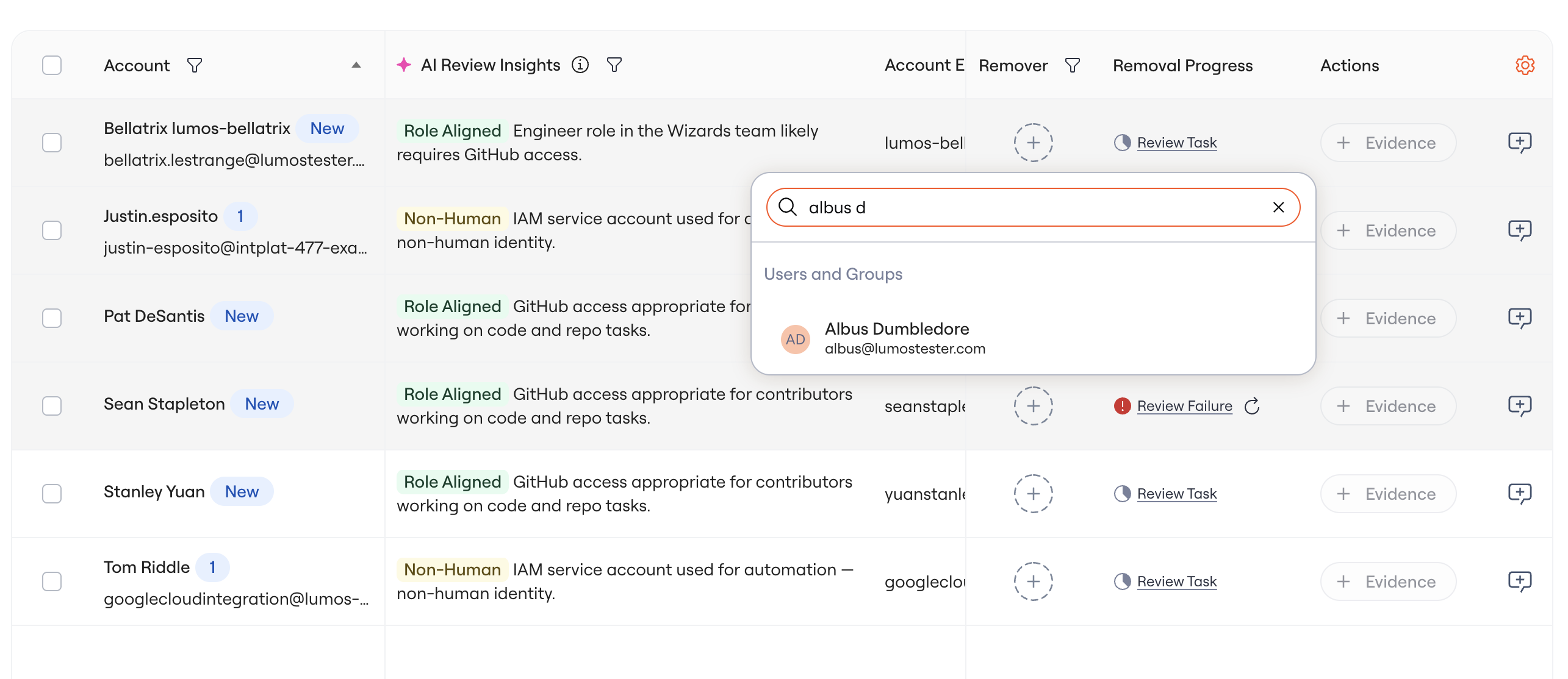 Assigning a Remover for the app