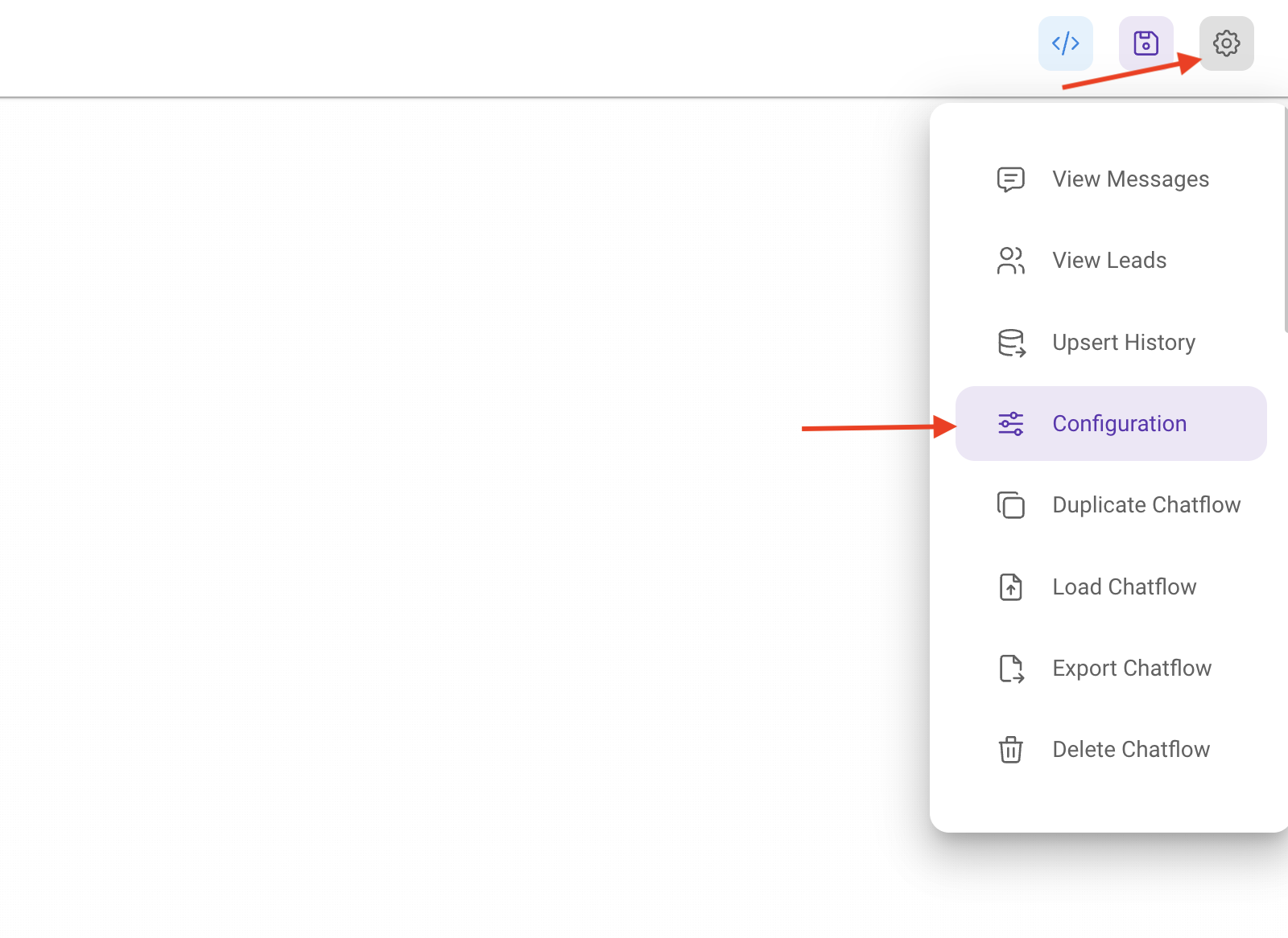 Click on 'Configuration'