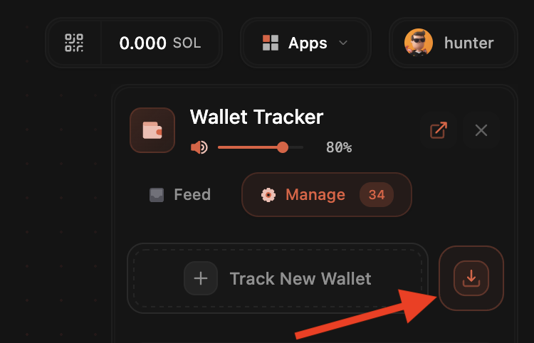 Wallet Tracker Import