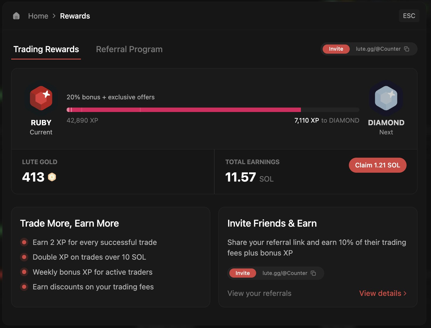 Rewards overview
