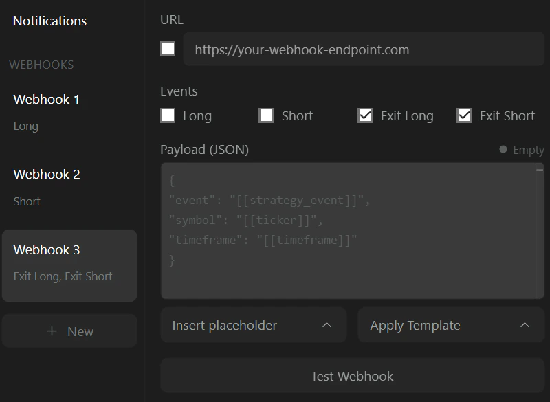 AI Strategy Alerts | Webhooks | LuxAlgo