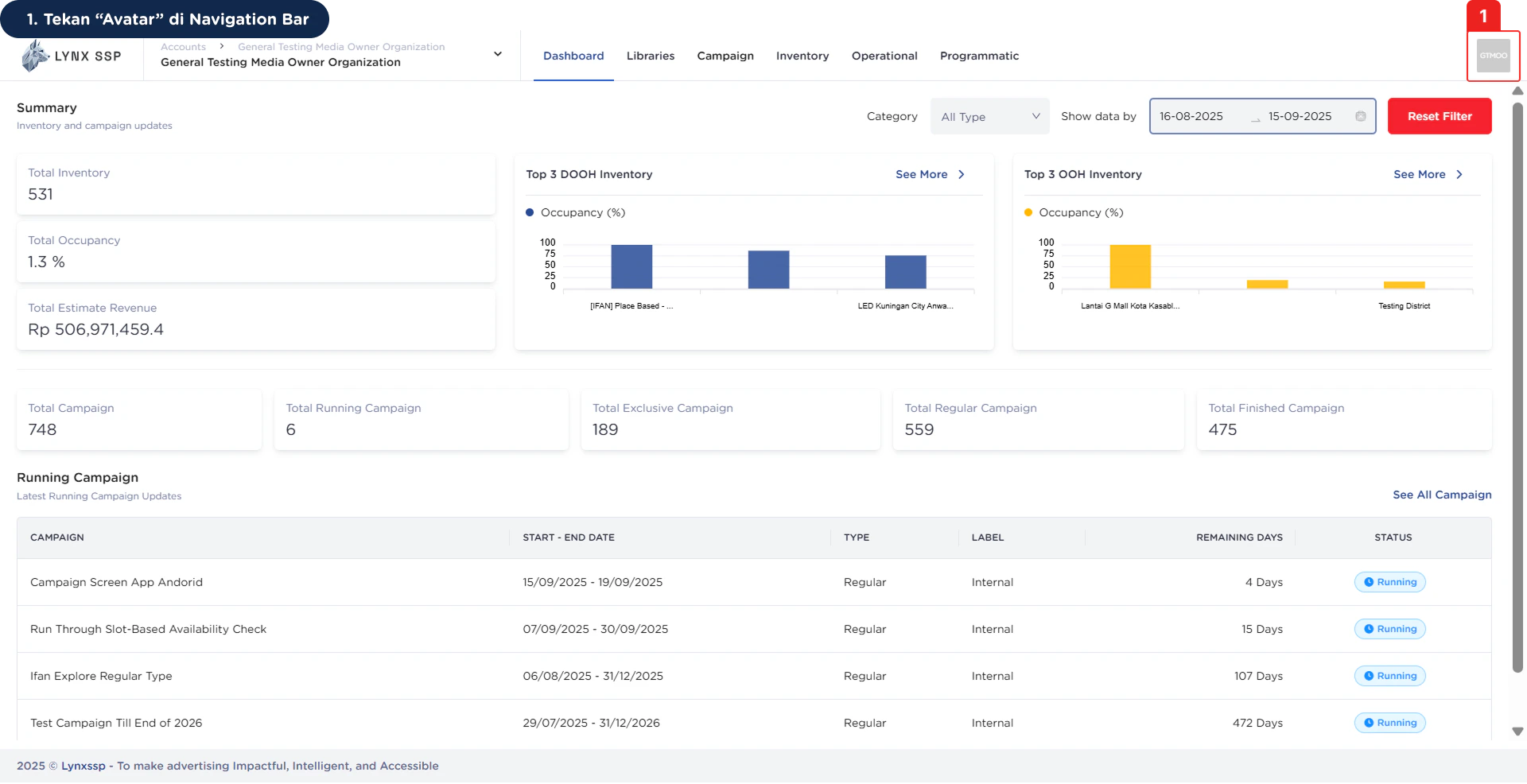 Accessing Member Management Page 1
