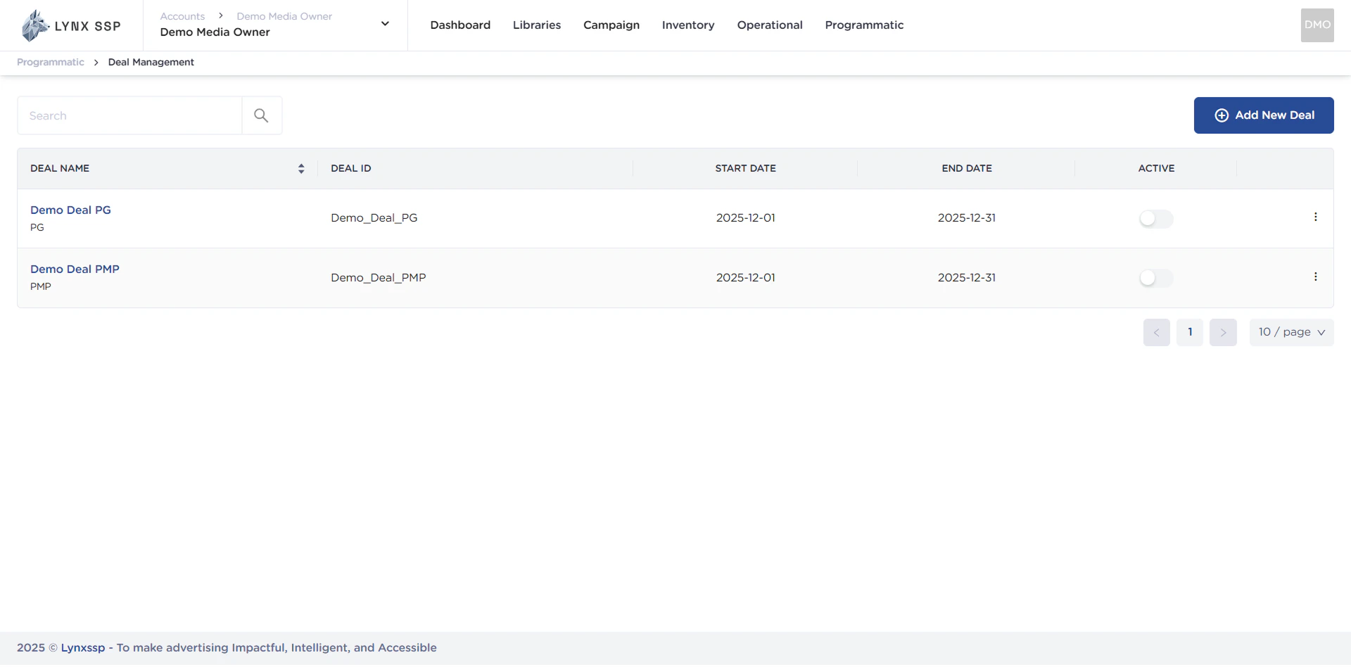 Accessing the Deal Management Page 2 2 Pn