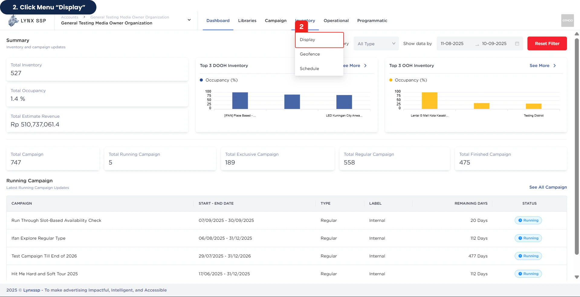 Accessing Inventory Display 2