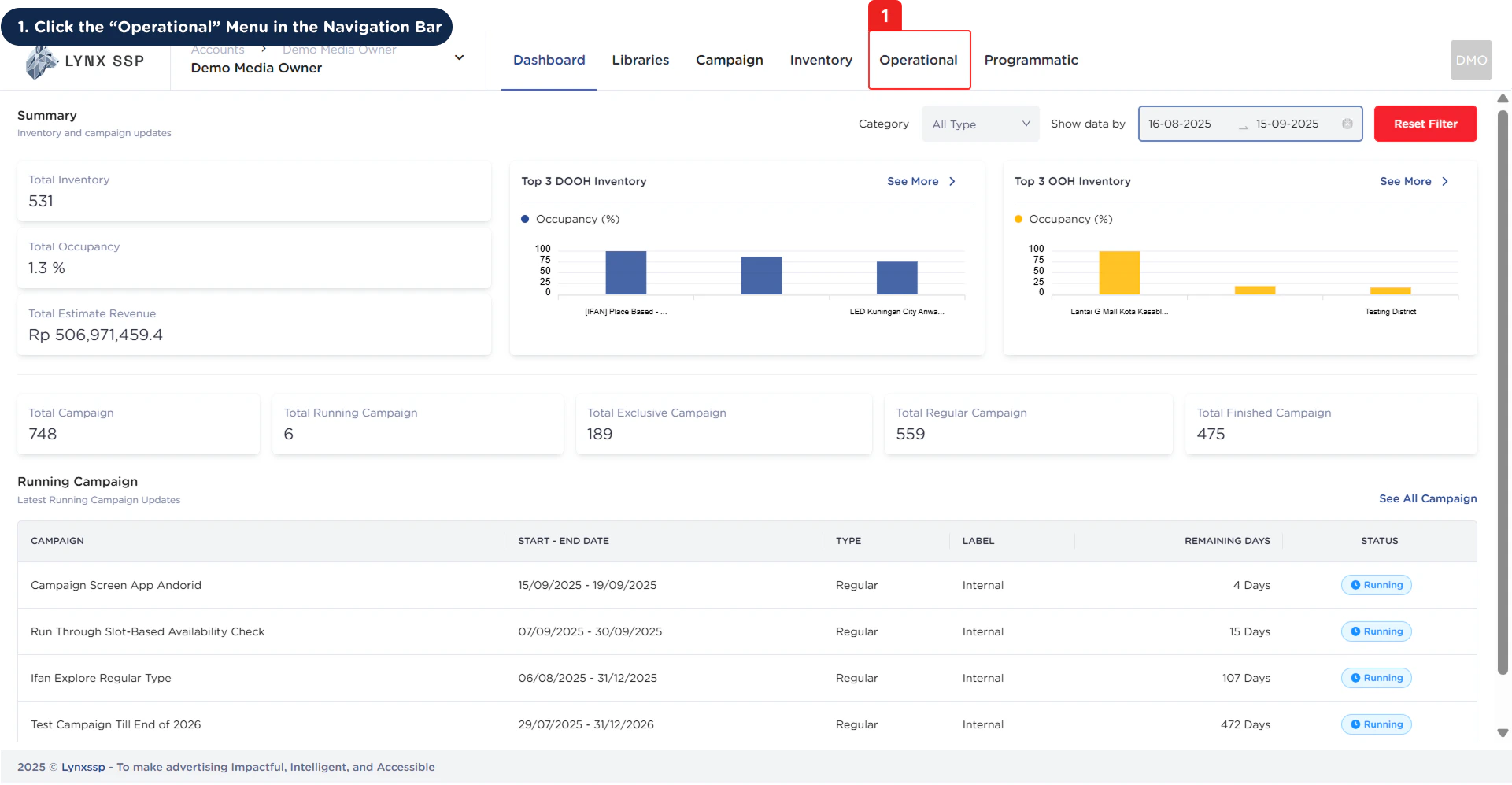 Accessing the Playlist Order 1