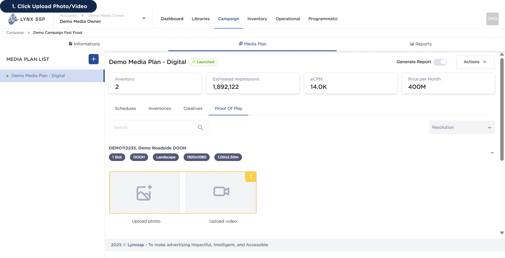 How to Upload Proof of Play 1