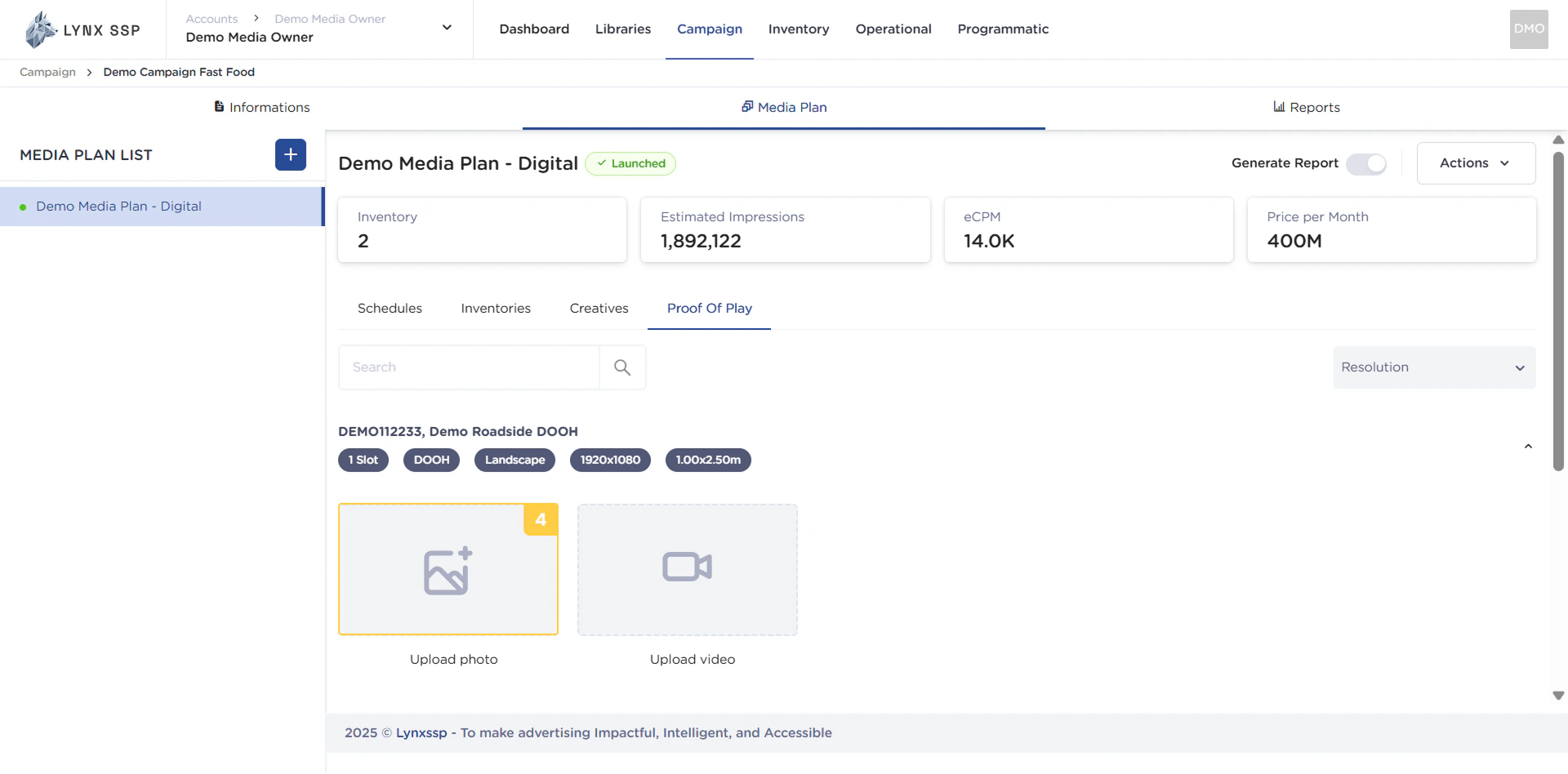Upload Photo Section