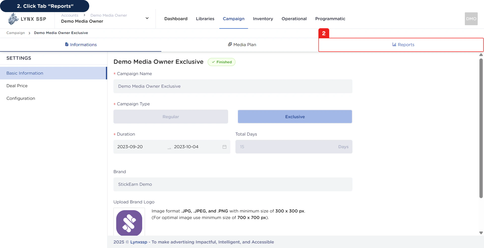 Accessing Campaign Reports 2 Pn