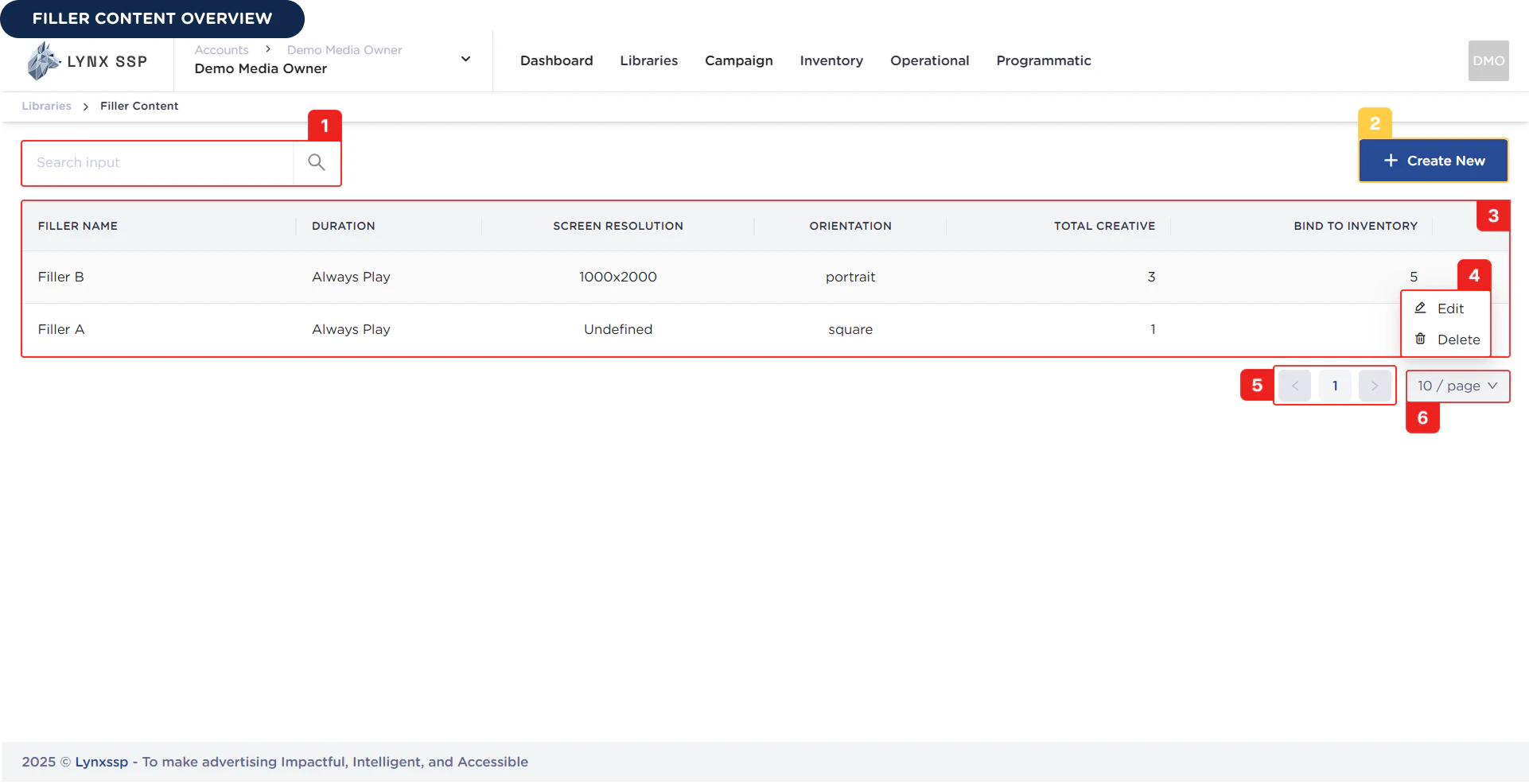 Filler Content Overview
