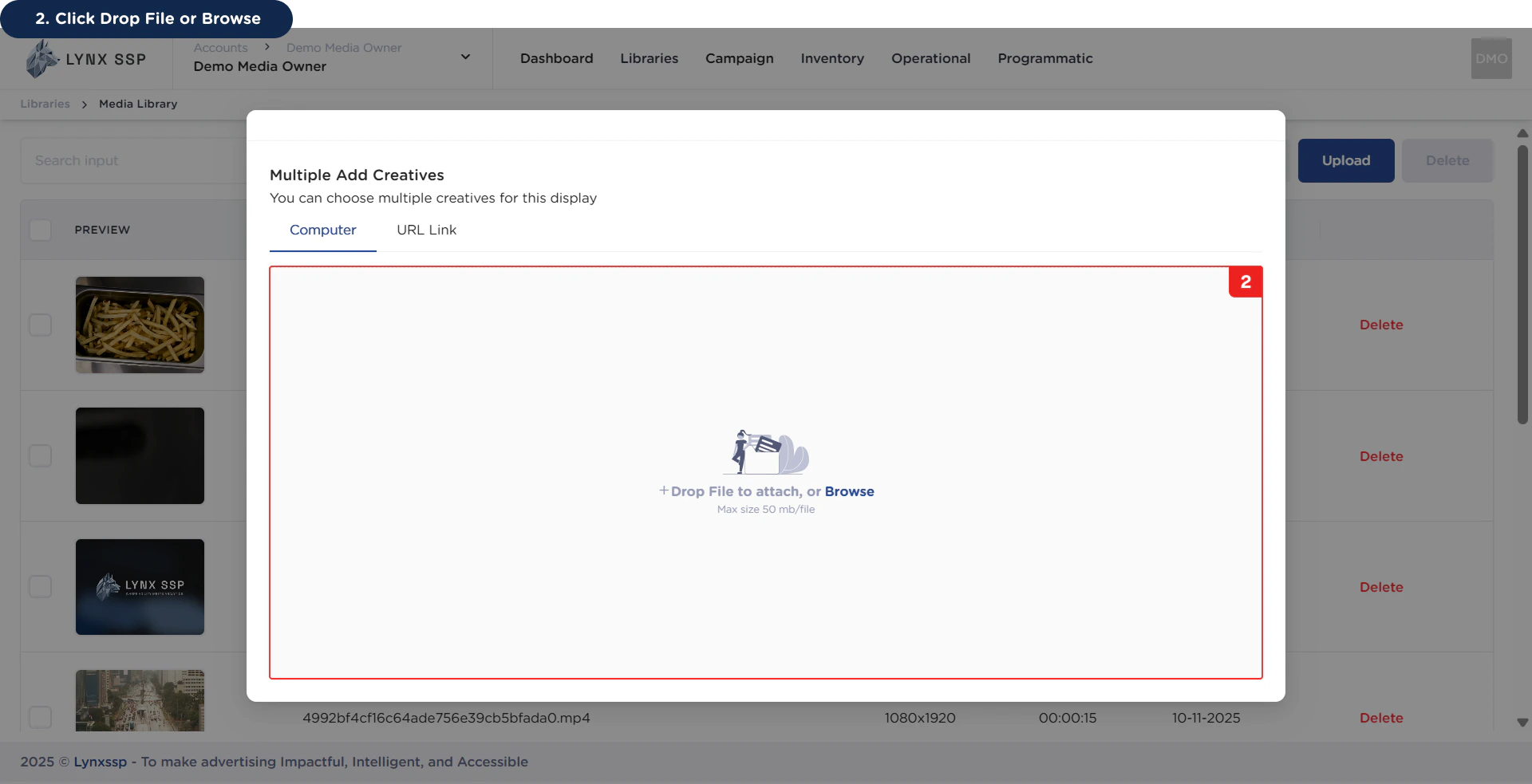 Upload via Computer 2
