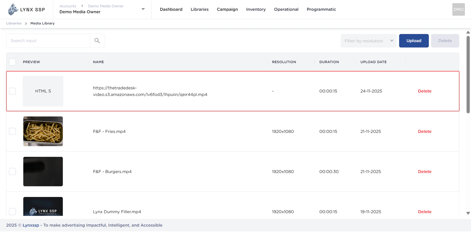 Upload via URL Link 5.2