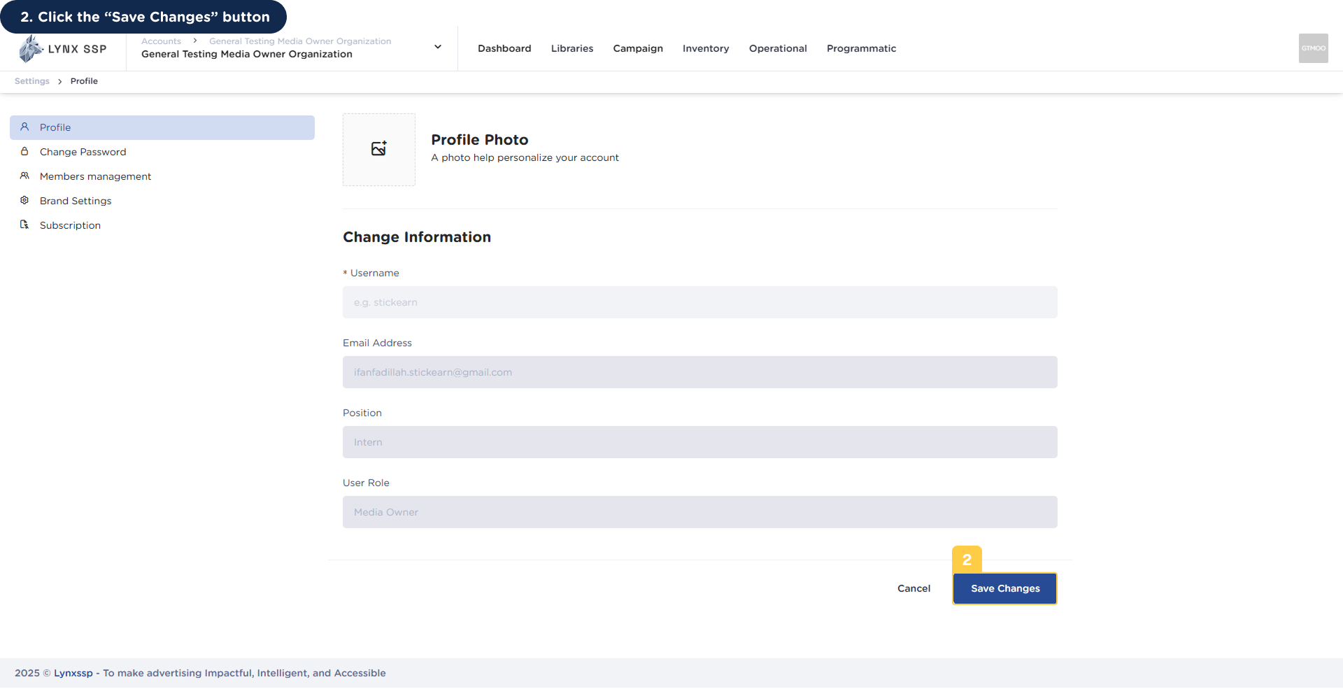 How to Edit Profile 2