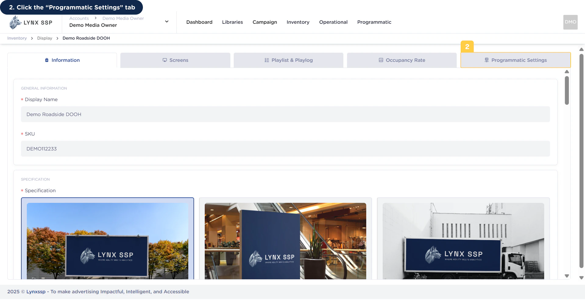 How to Set DOOH Inventory to Programmatic 2