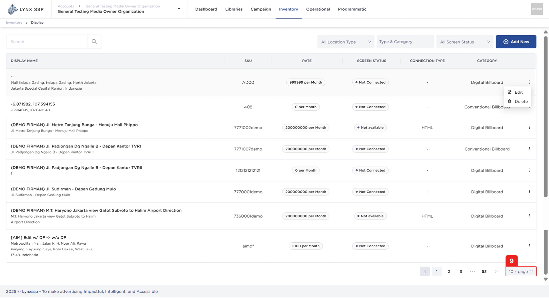 Page List