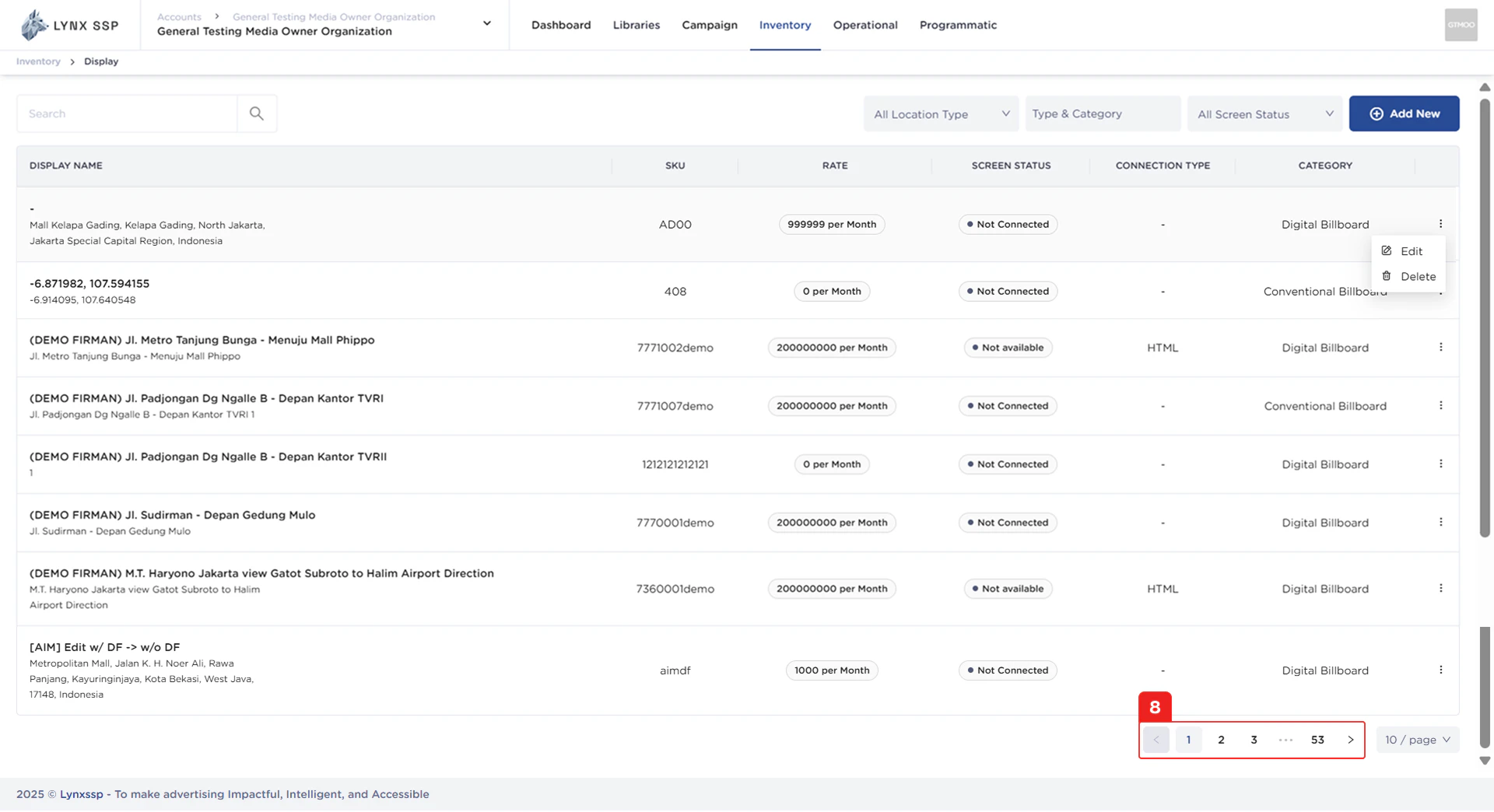 Pagination
