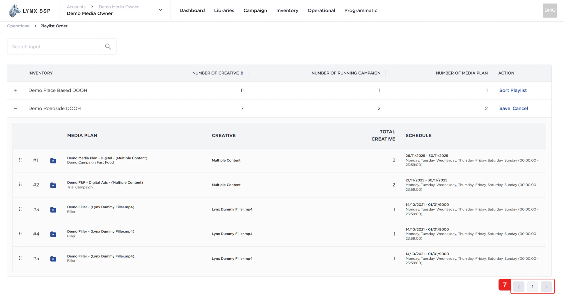 Pagination