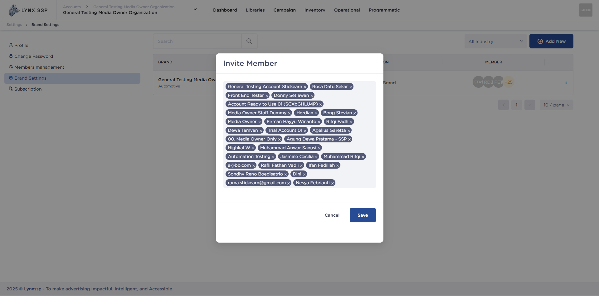 Invite Member 1.2