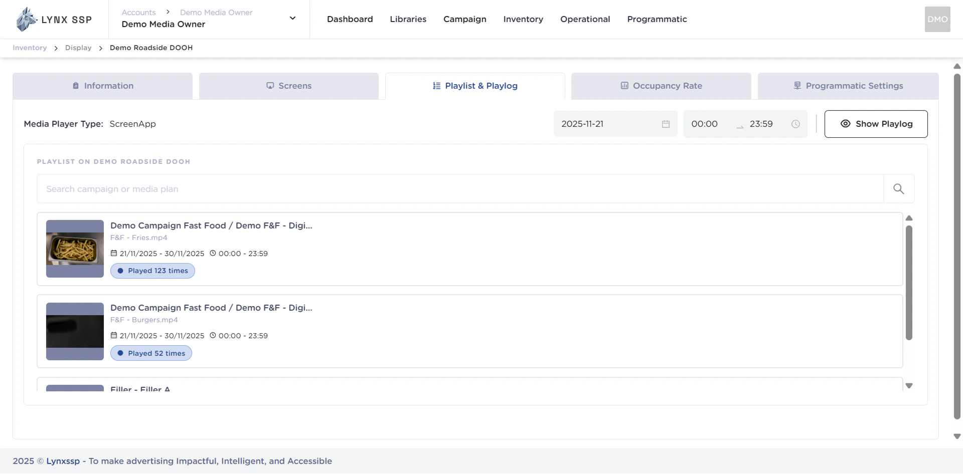 Accessingthe Playlist&playlog Page 2.2 Pn