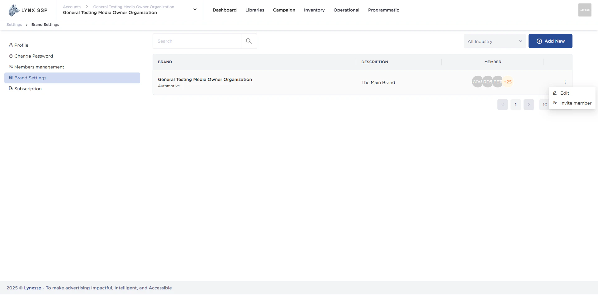 Accessing Brand Management Page 2.2
