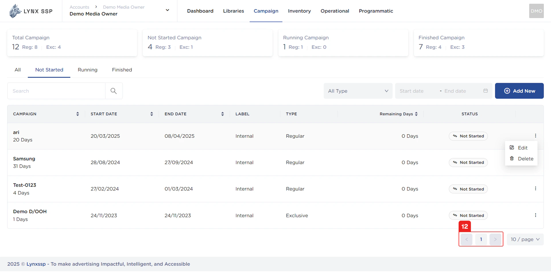 Pagination