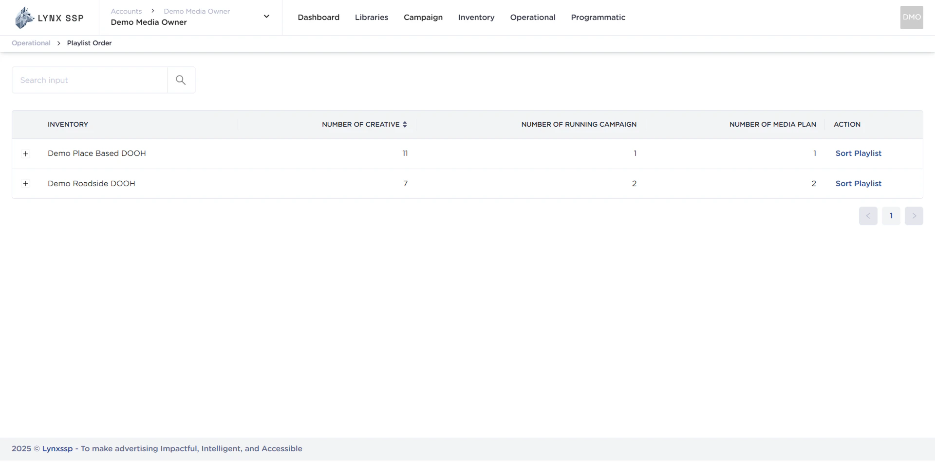 Accessing the Playlist Order 2.2