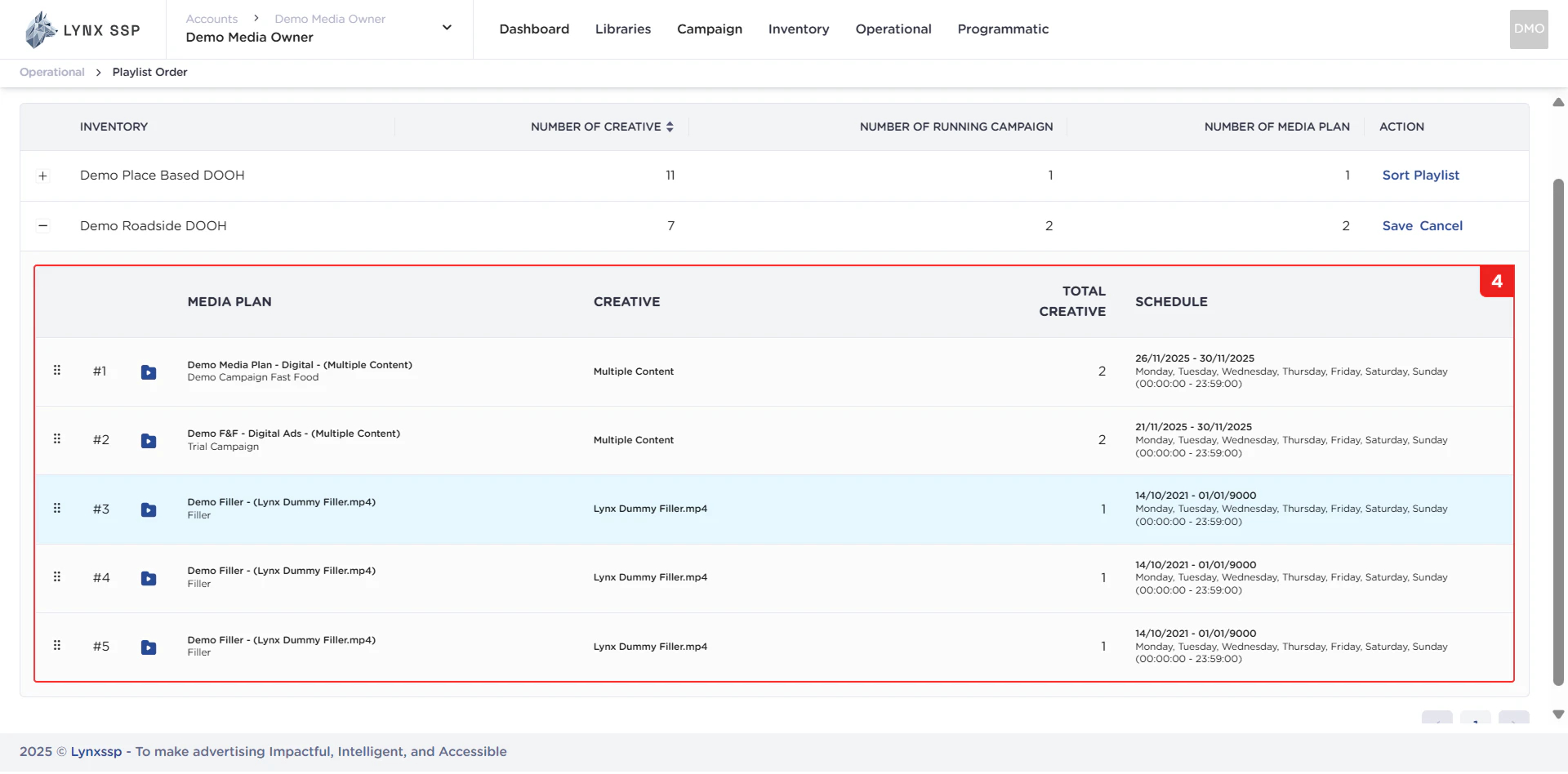 List Creative Content