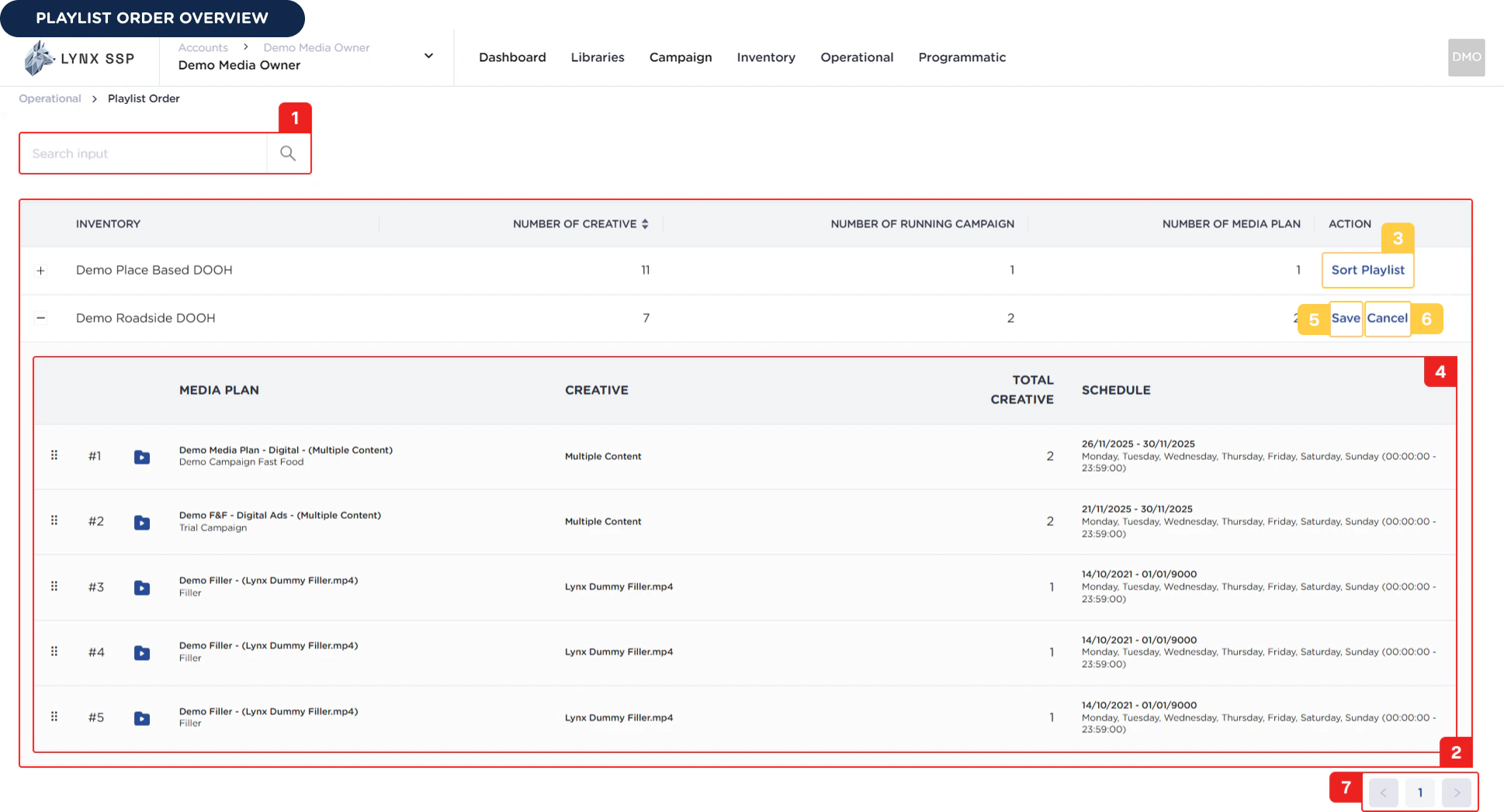 Playlist Order Overview