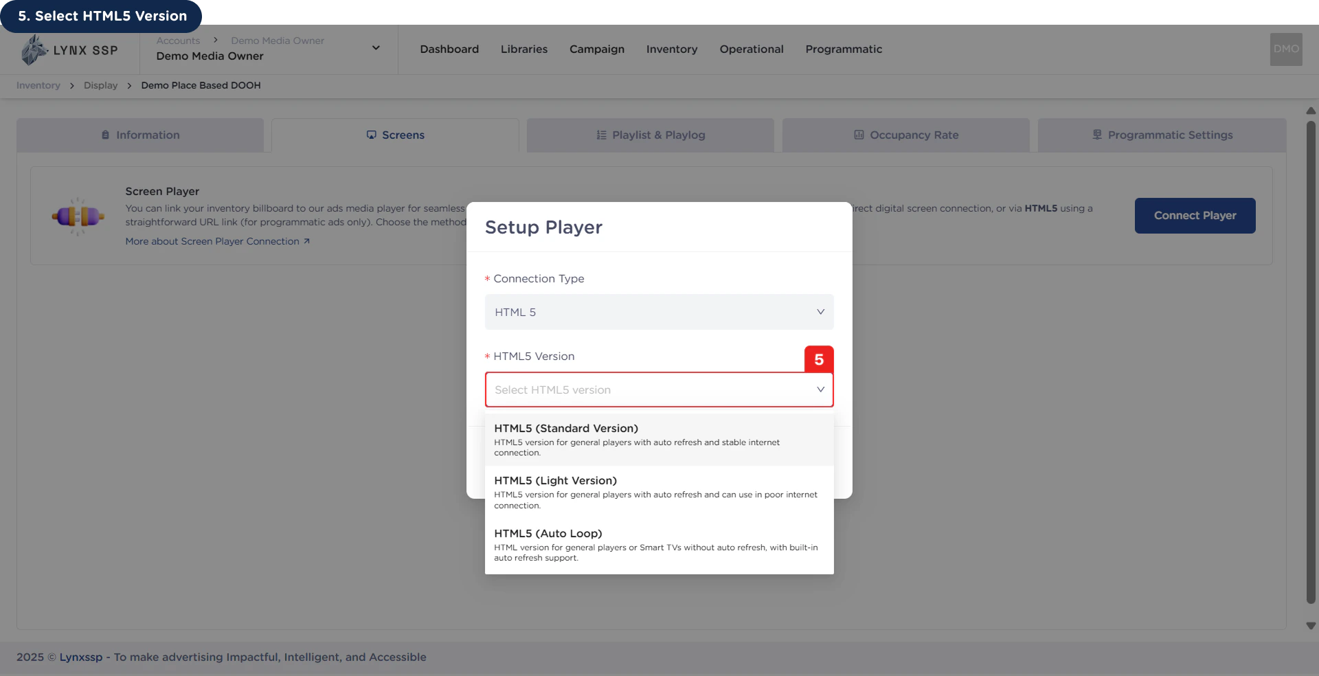 Connecting Inventoryw with HTML5 5