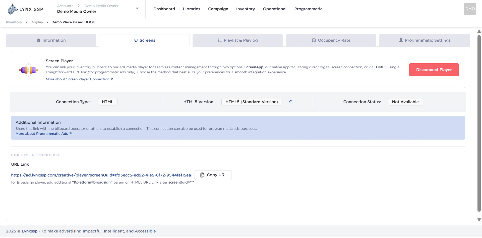 Connecting Inventoryw with HTML5 6.2