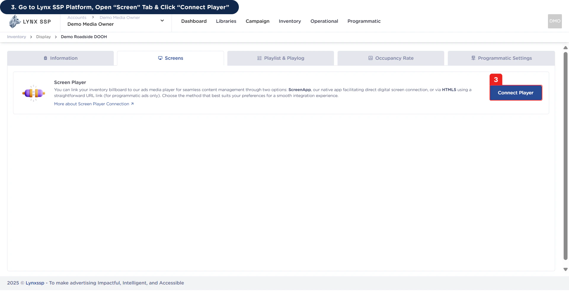 How to Connect using ScreenApp 3