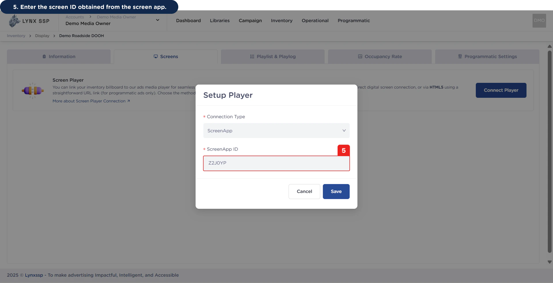 How to Connect using ScreenApp 5