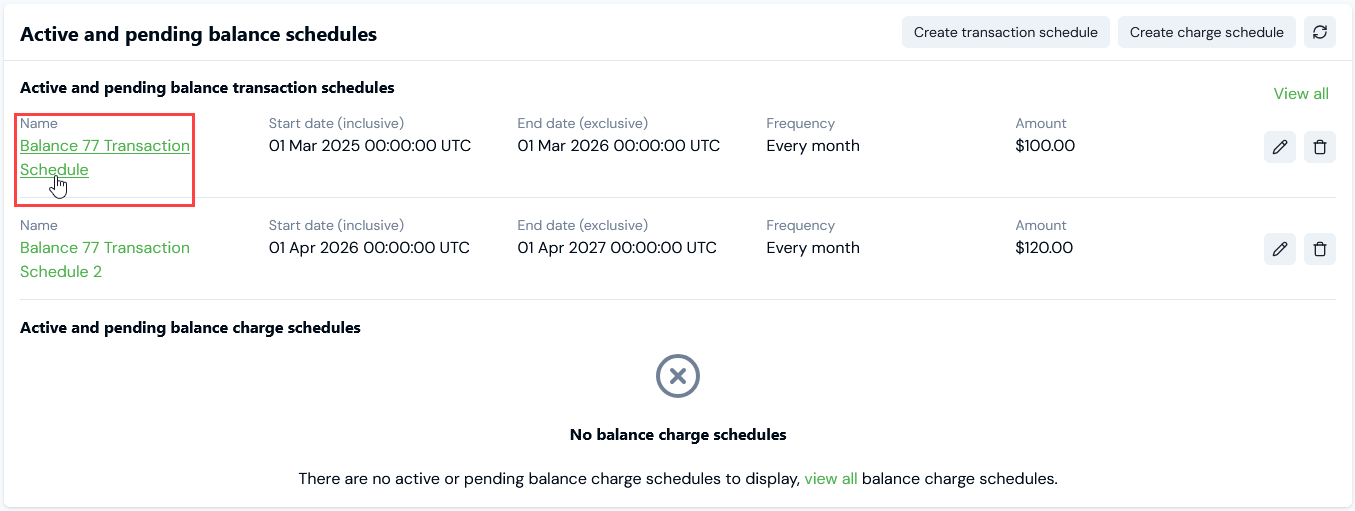 Balance Schedule13