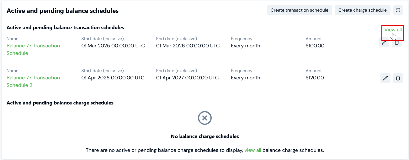 Balance Schedule14
