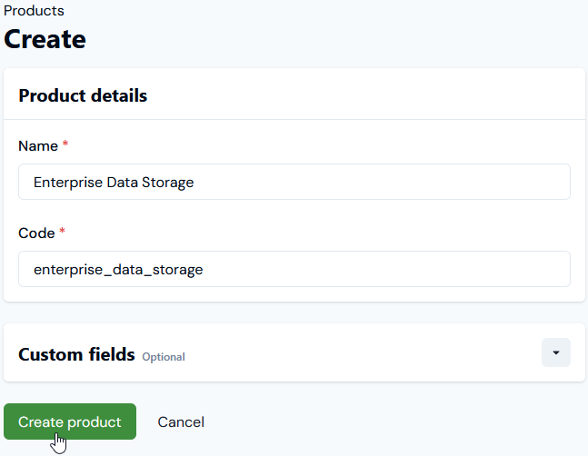 Creating, Managing, and Reviewing Products - m3ter Documentation