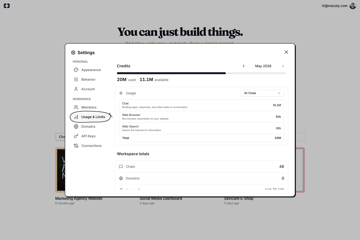 Usage & Limits