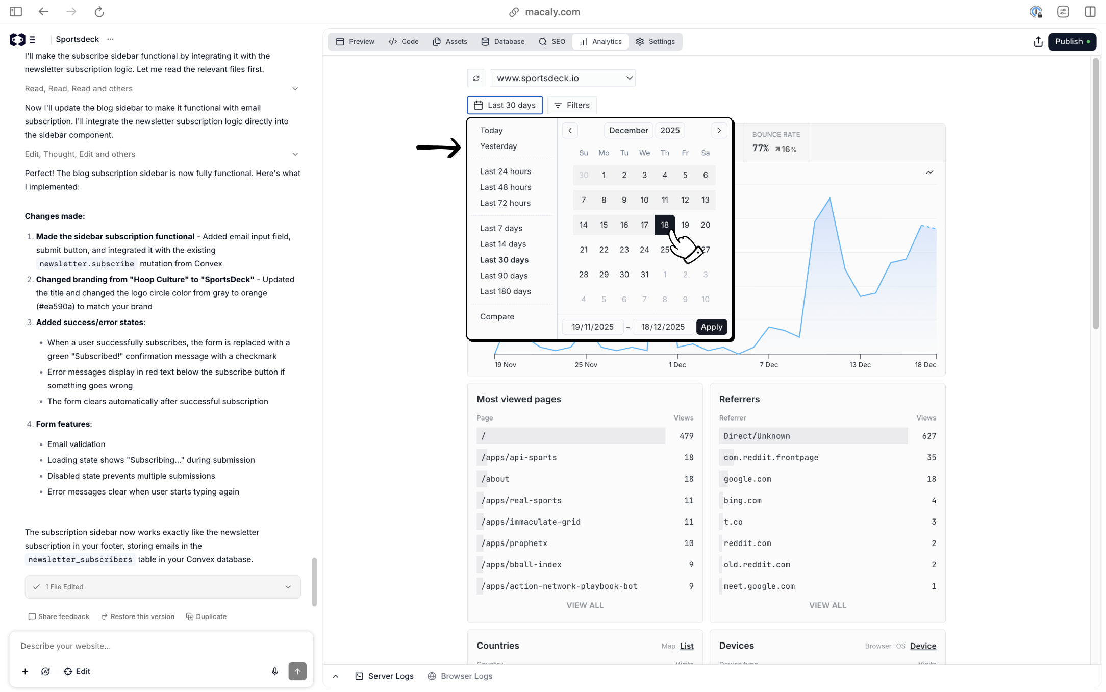 New ANALYTICS2
