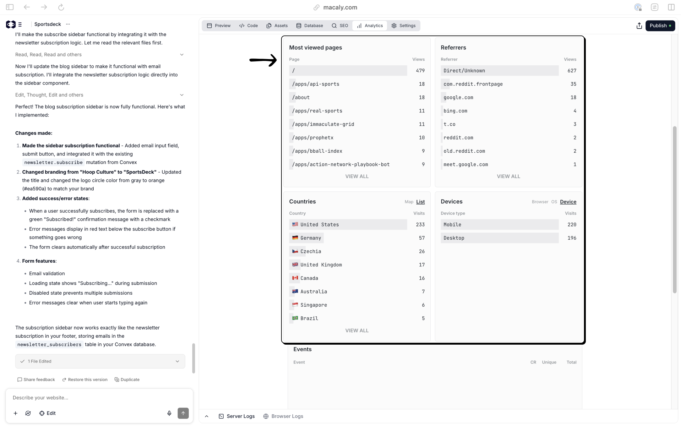 New ANALYTICS4