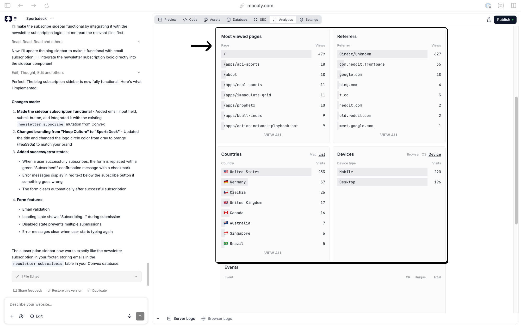 New ANALYTICS4