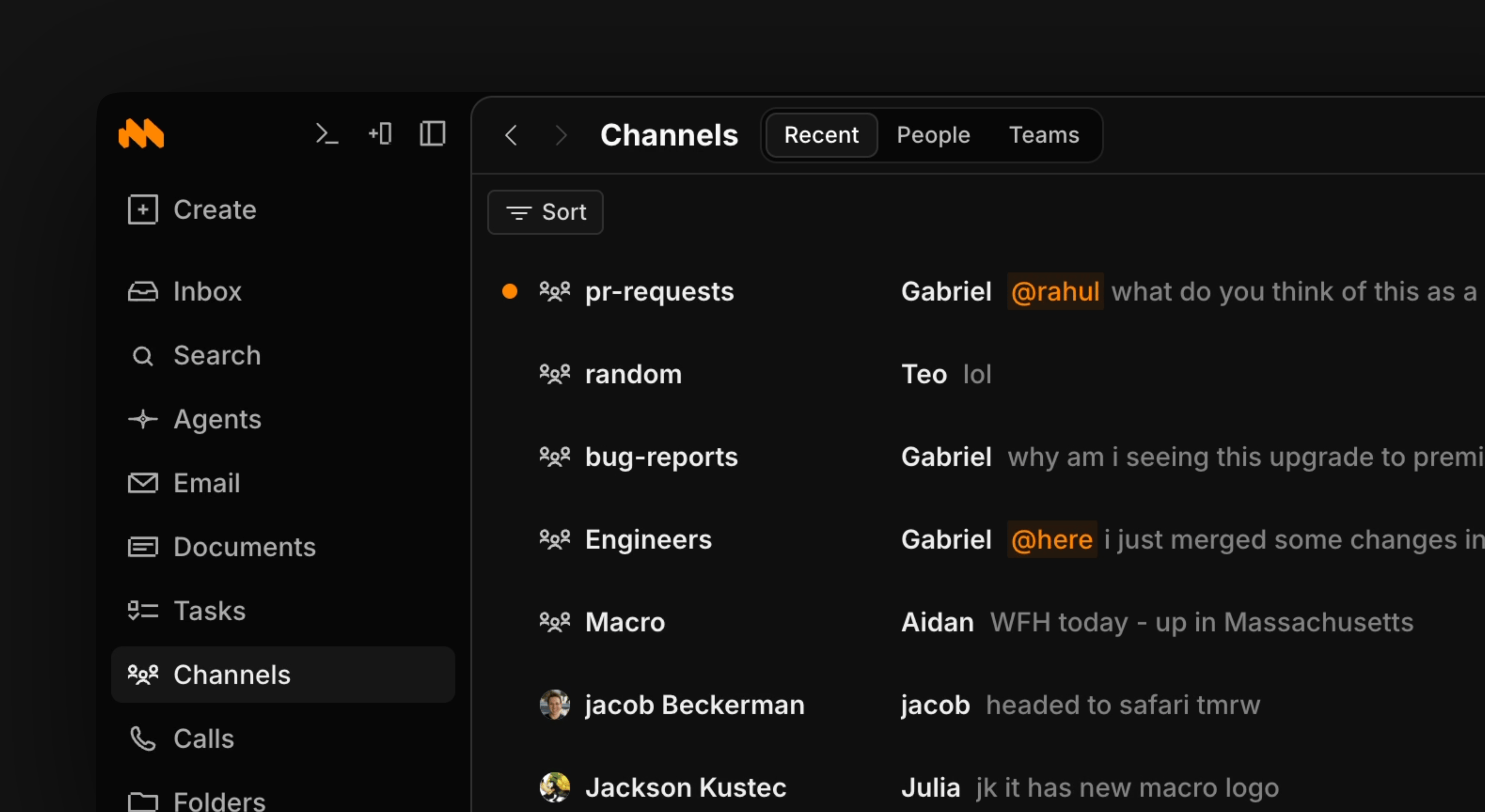 Channels Screenshot