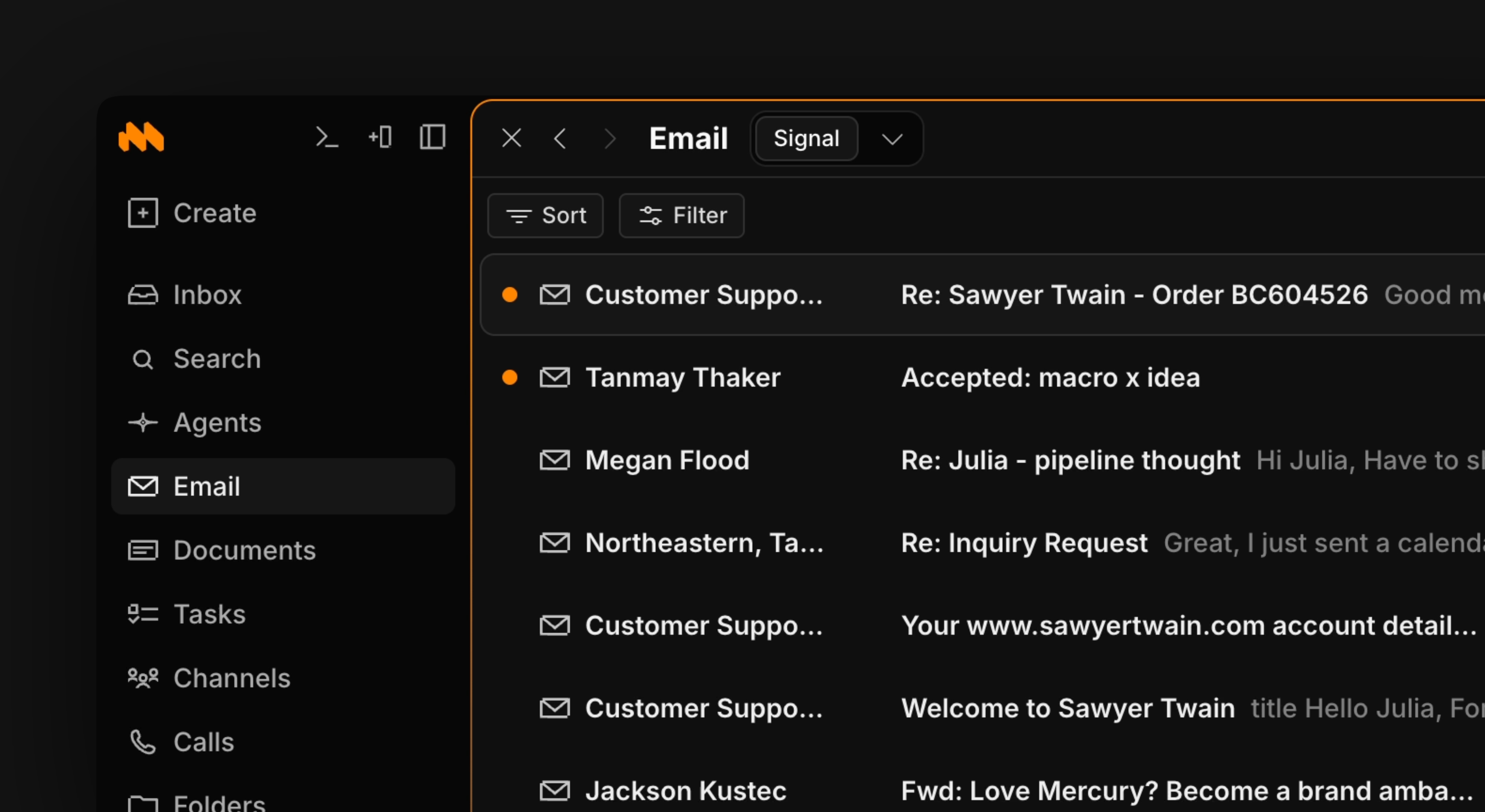 Email Signal Ss