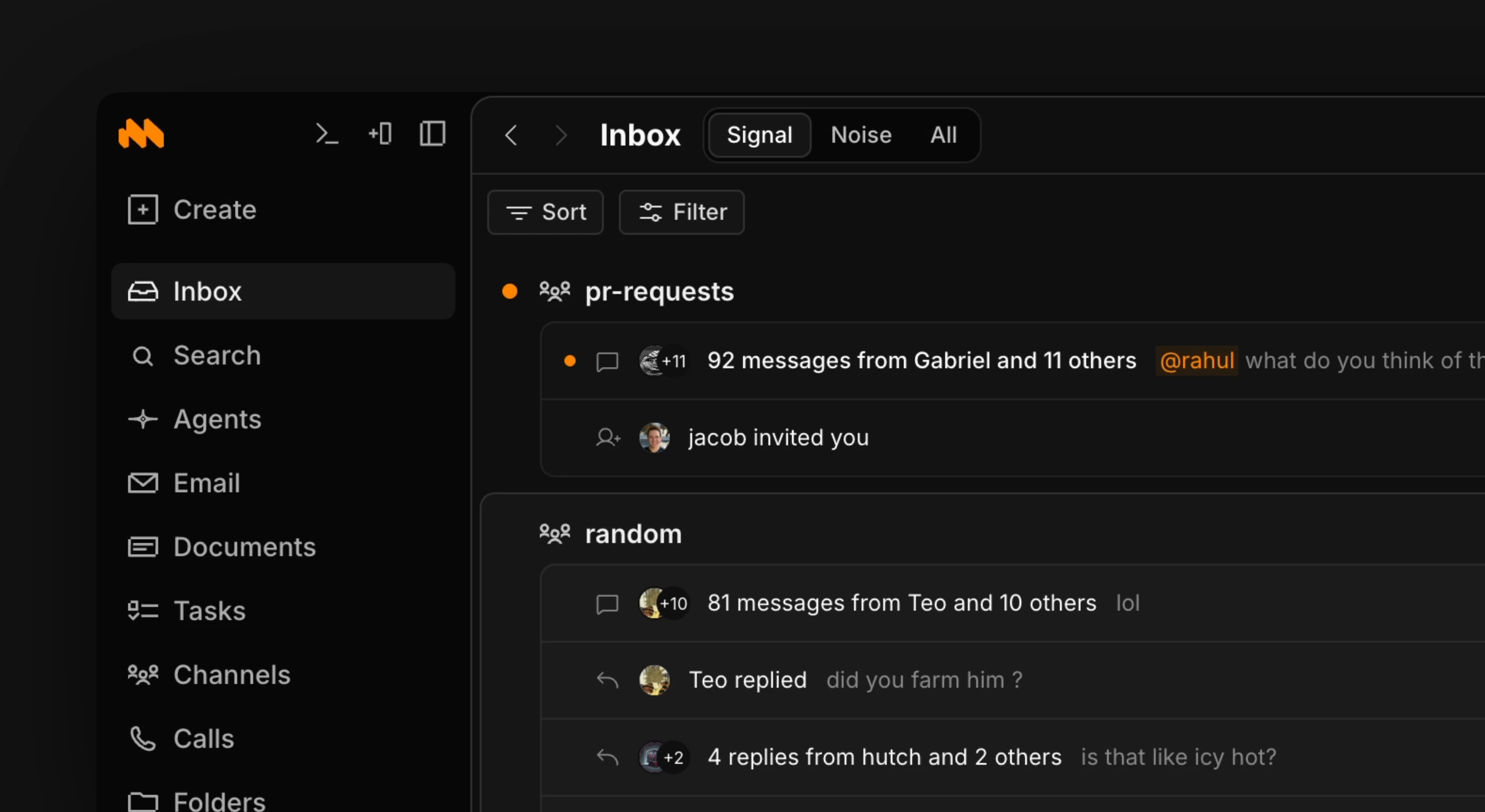Inbox Screenshot