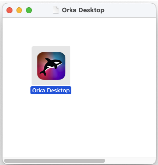 Orka Desktop main interface showing system information and VM list
