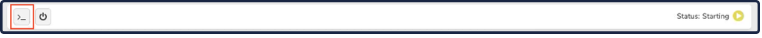 Private Cloud VM page with Console button highlighted