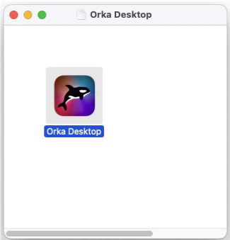 Orka Desktop main interface showing system information and VM list