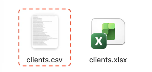 Import File Recommendations Type